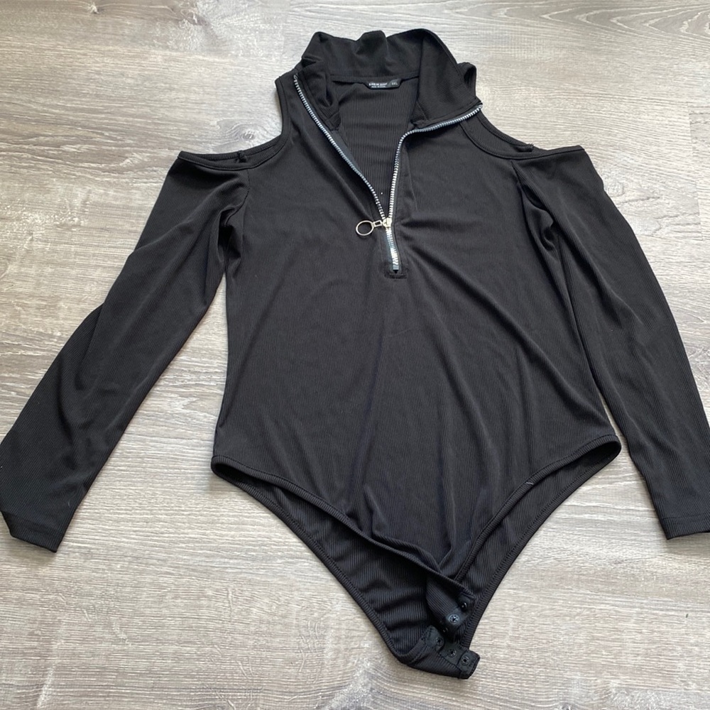 Shein Cold-Shoulder Bodysuit